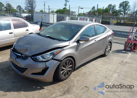2015 Hyundai Elantra Se из США, поврежденный, VIN 5NPDH4AE5FH573158